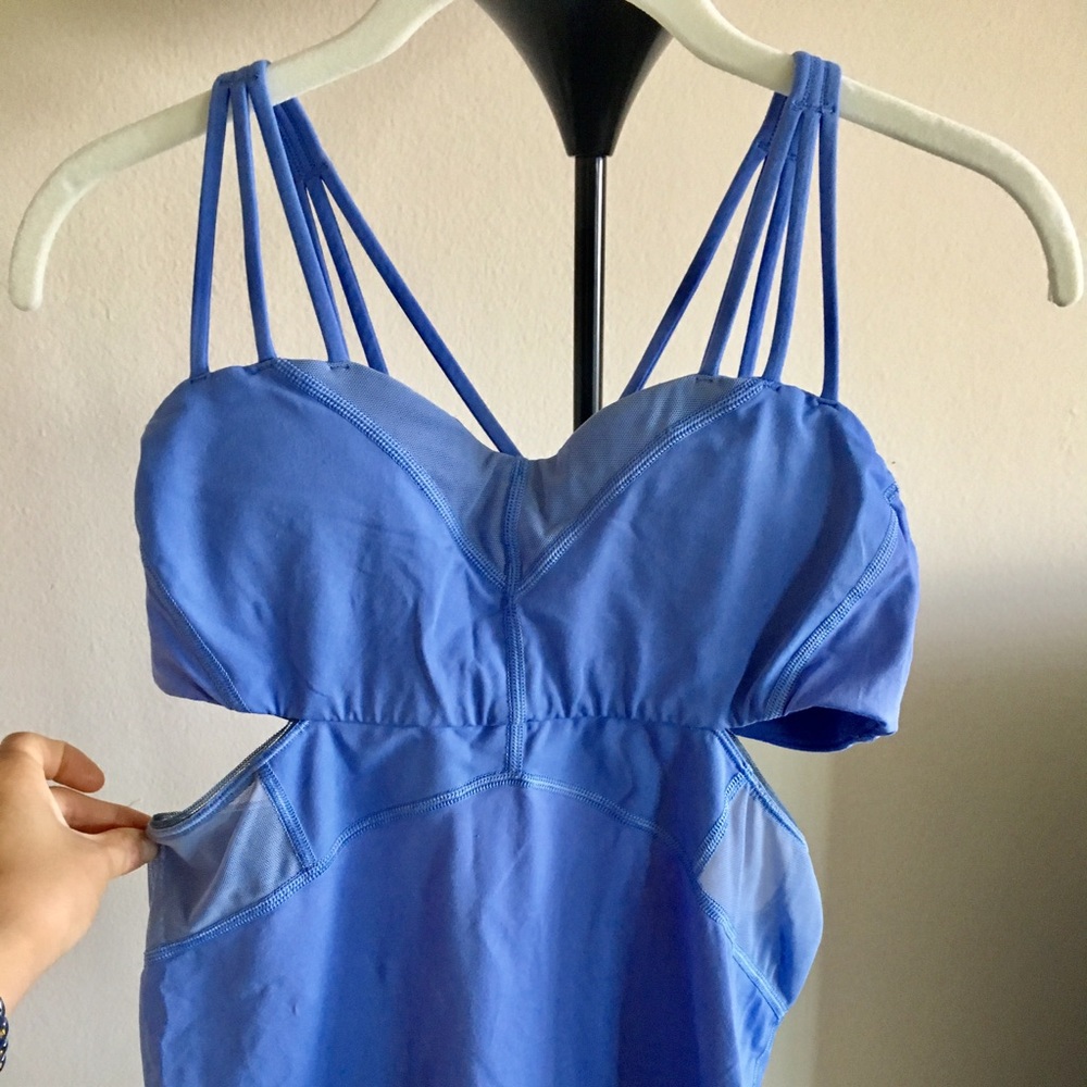Lululemon blue tank top